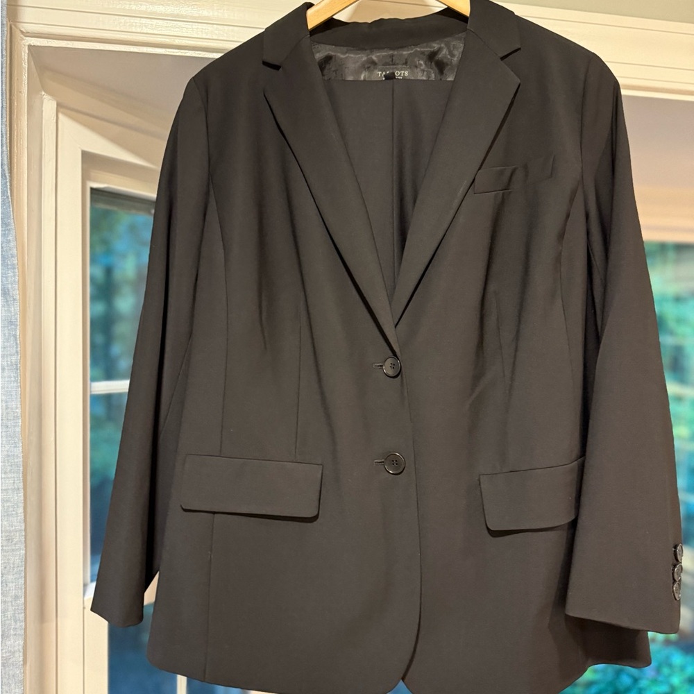Talbots Elegant Black Women's Suit